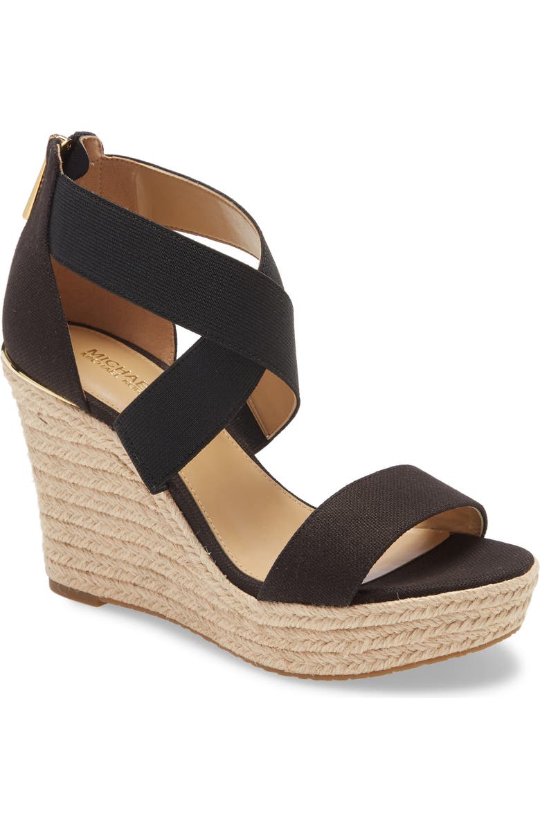 MICHAEL Michael Kors Prue Platform Wedge Sandal, Main, color,