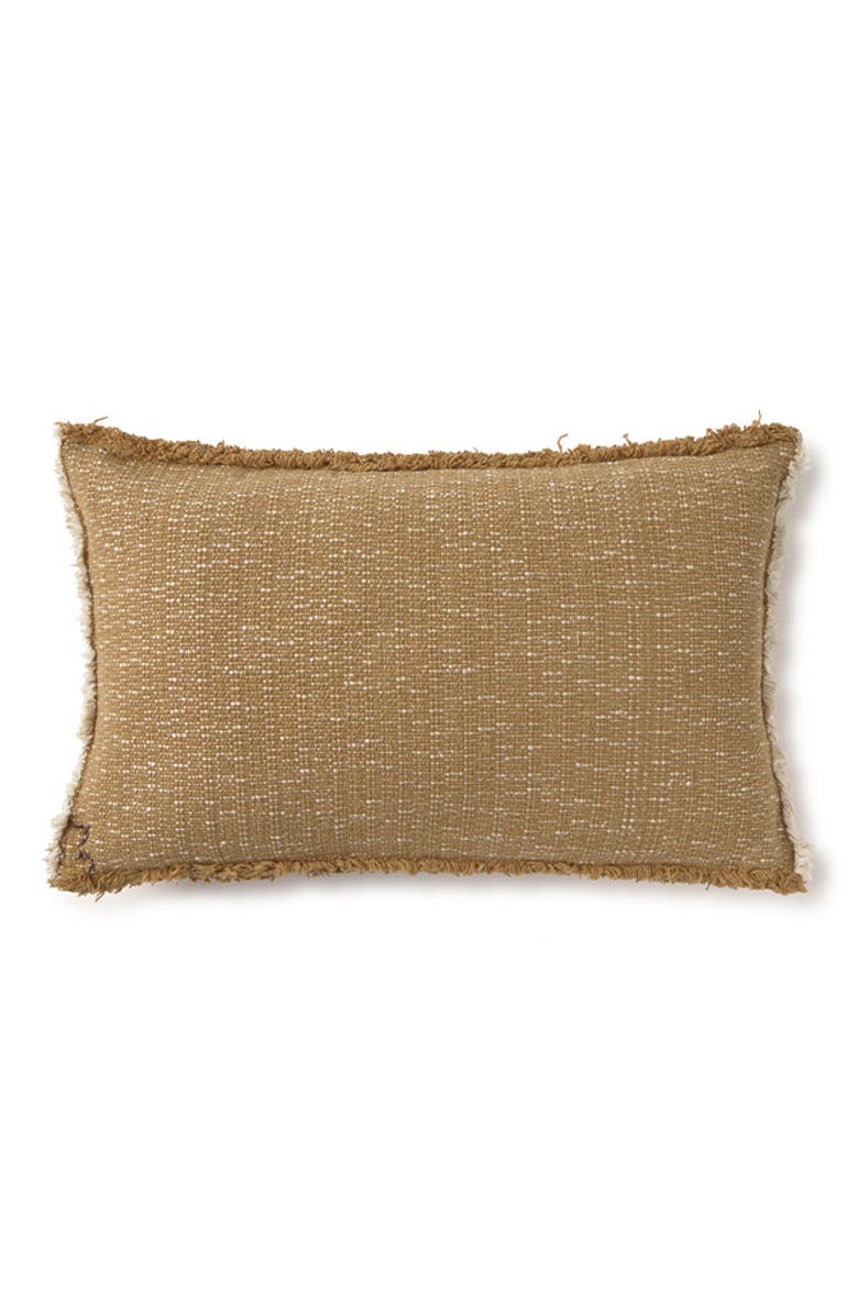 Lorena Canals Handloom Rectangular Cushion, Main, color, Ochre And Natural