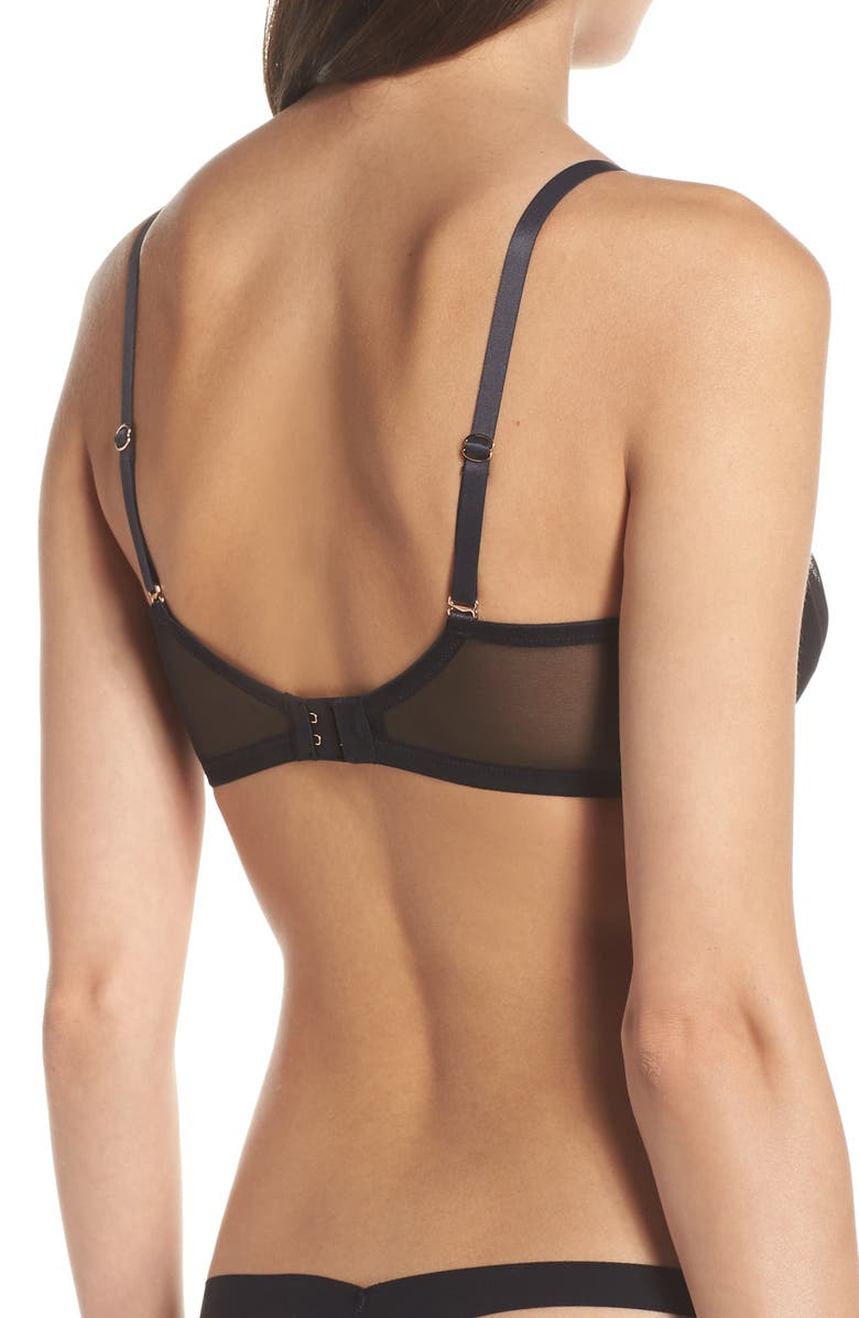 Skarlett Blue Uptown Convertible Underwire Demi Bra, Alternate, color,