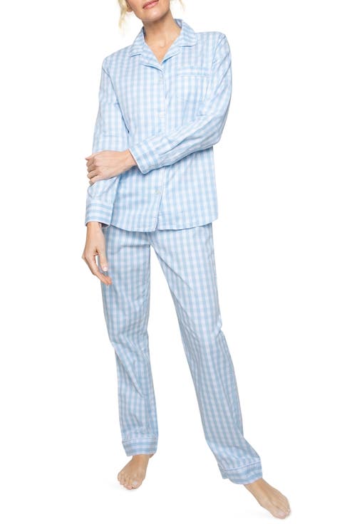 Gingham Check Pajamas