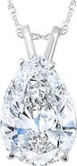 Bliss Diamond 3.03Ct Pear Shape Solitaire Diamond Necklace Pendant Lab Grown Certifed 14k Gold