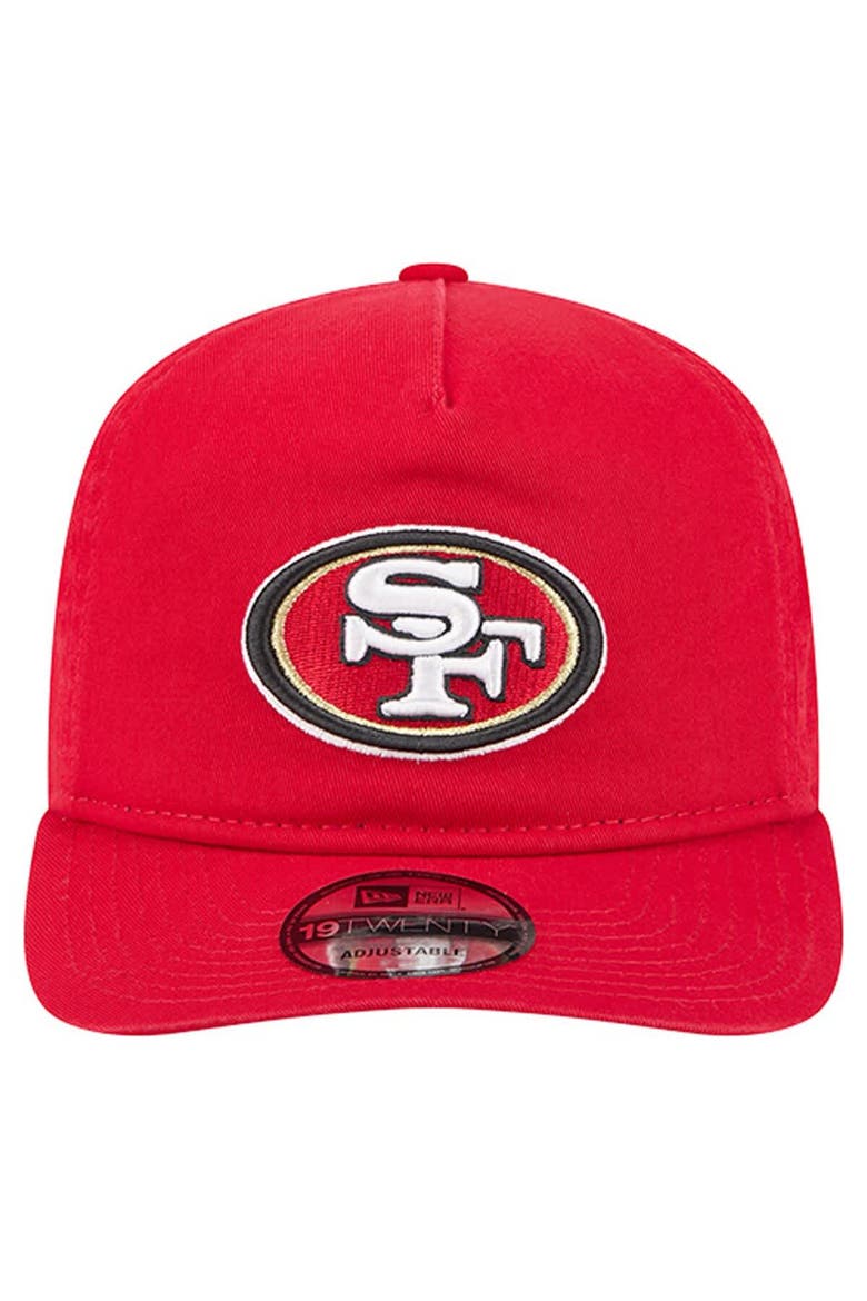 Men's New Era  Scarlet San Francisco 49ers Team 19TWENTY Adjustable Hat, Alternate, color, Scarlet