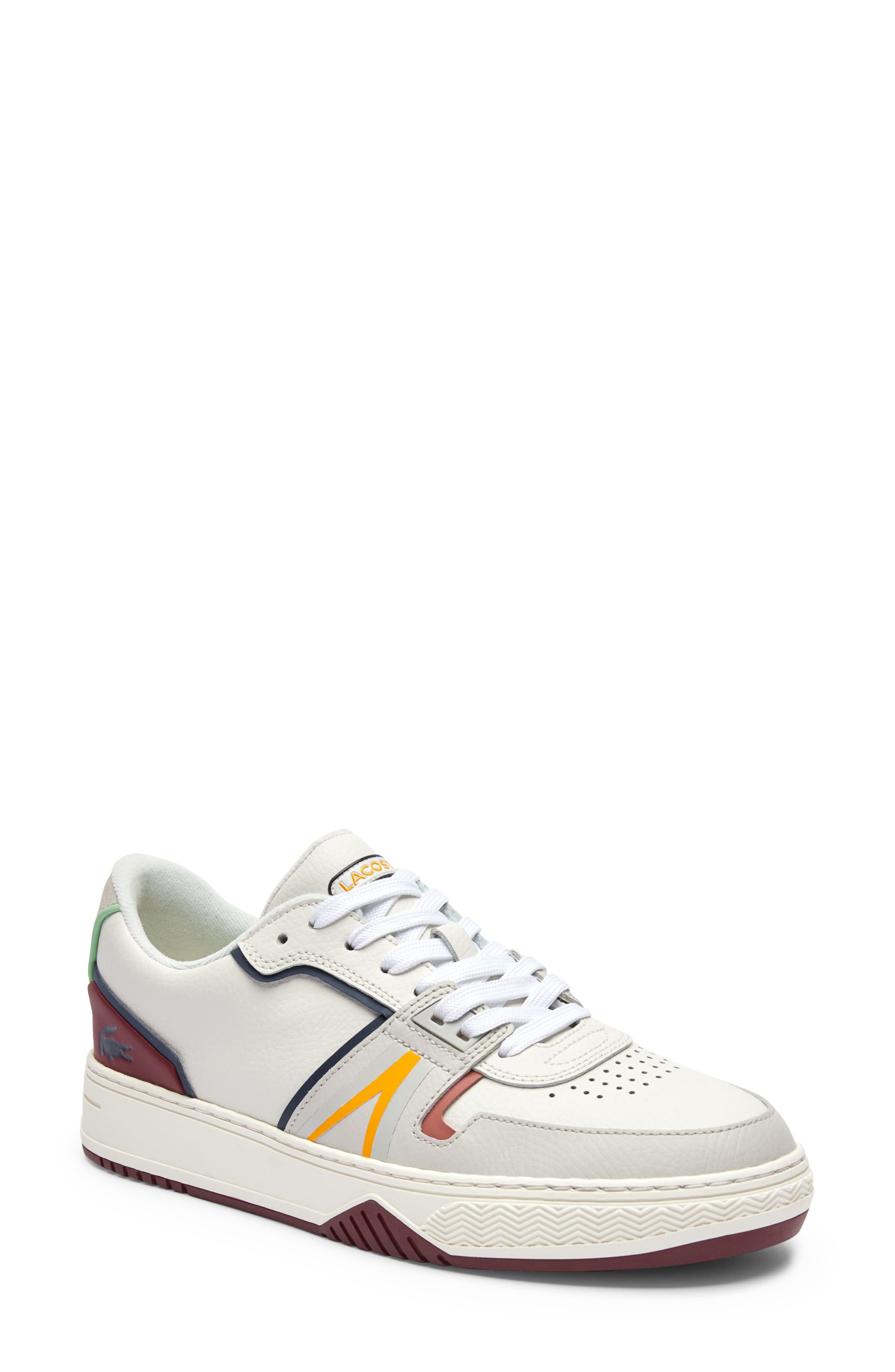 Lacoste L001 Leather Sneaker, Main, color, 