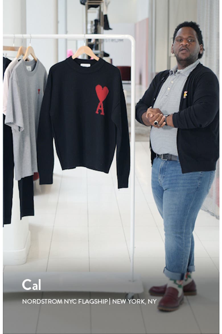 Ami de Coeur Monogram Crewneck Sweater (Men) | Nordstrom