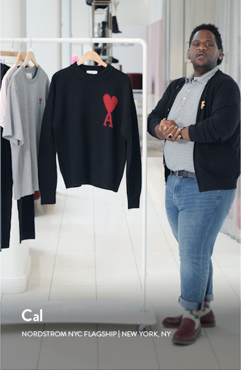 Ami de Coeur Monogram Crewneck Sweater, sales video thumbnail