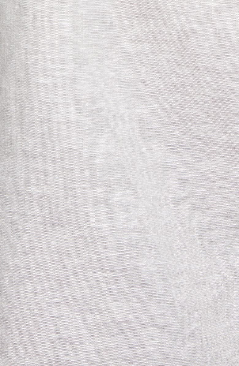 Ted Baker London Addle Short Sleeve Linen & Cotton Button-Up Shirt, Alternate, color, 