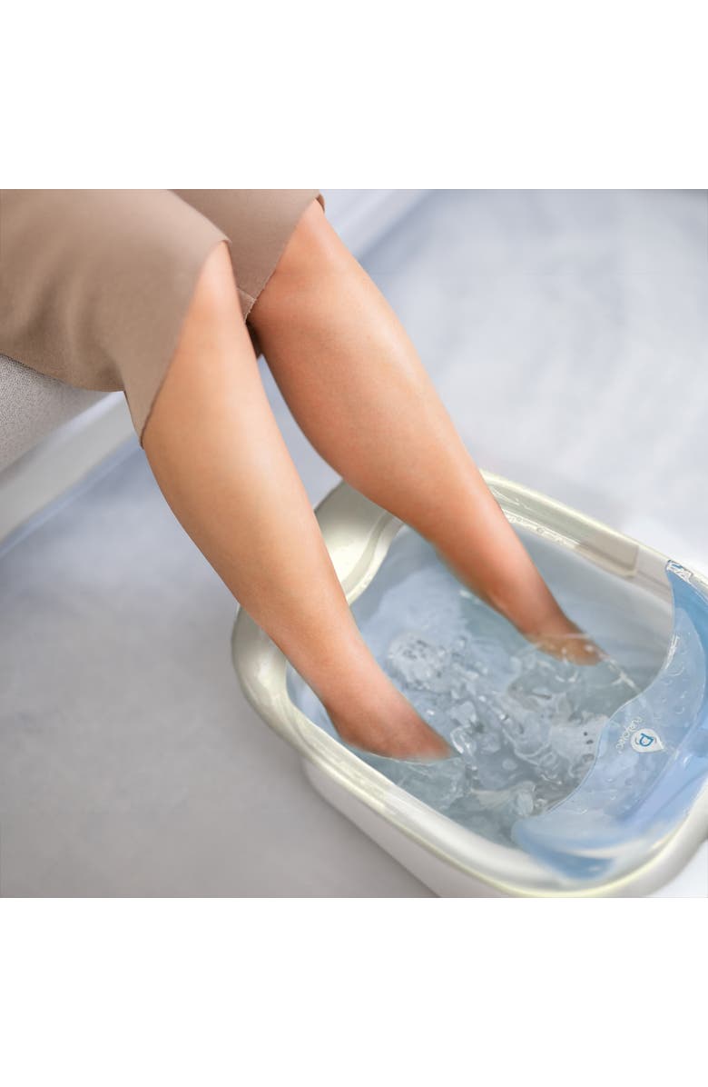 PURSONIC Foot Spa Massager with Tea Tree Oil Foot Salt Scrub, Alternate, color, Blue