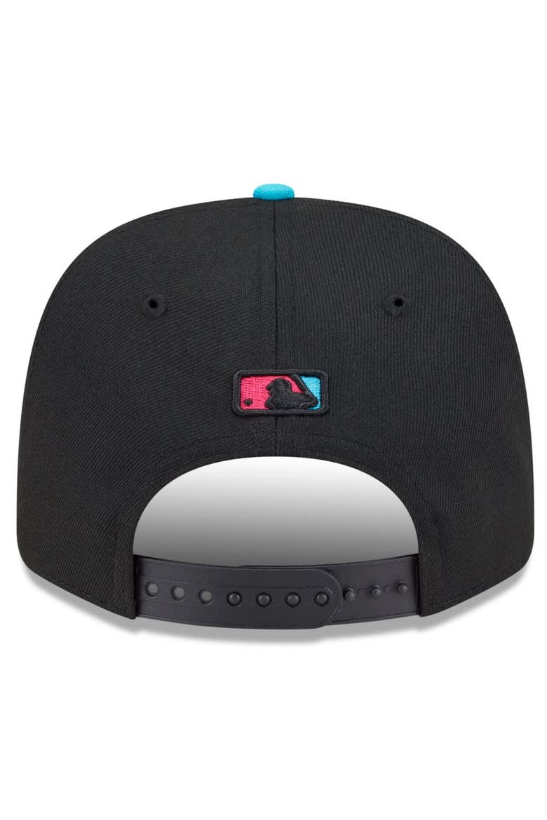 Men's New Era Black/Pink Miami Marlins 2025 City Connect 9SEVENTY
