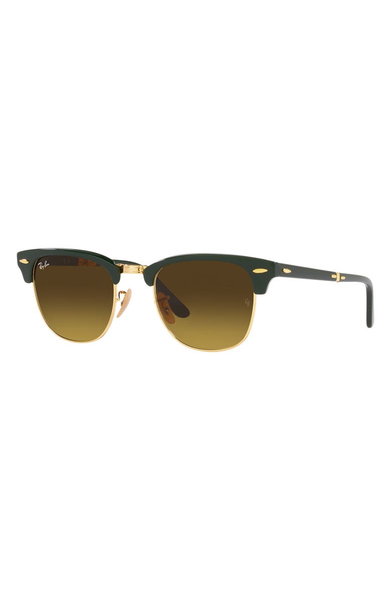 Ray-Ban Clubmaster 51mm Gradient Square Sunglasses, Alternate, color, 