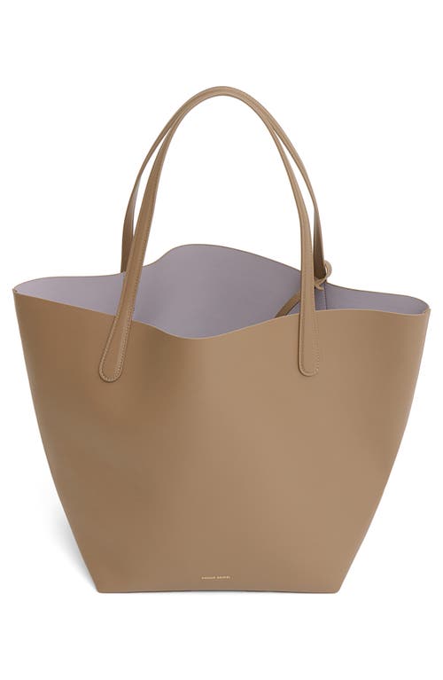 Mansur Gavriel Everyday Soft Leather Tote In Brown