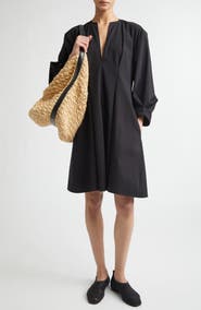 TOTEME Bishop Sleeve Cotton Dress