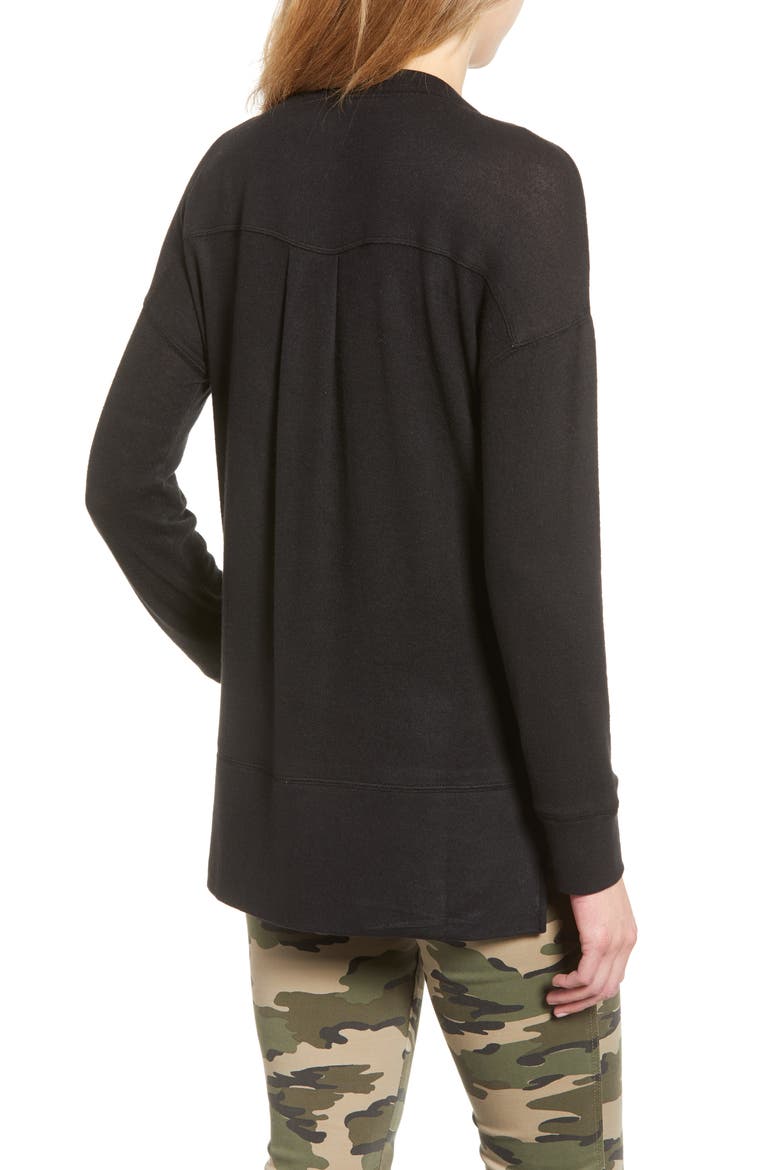Cozy Sweatshirt, Alternate, color, BLACK