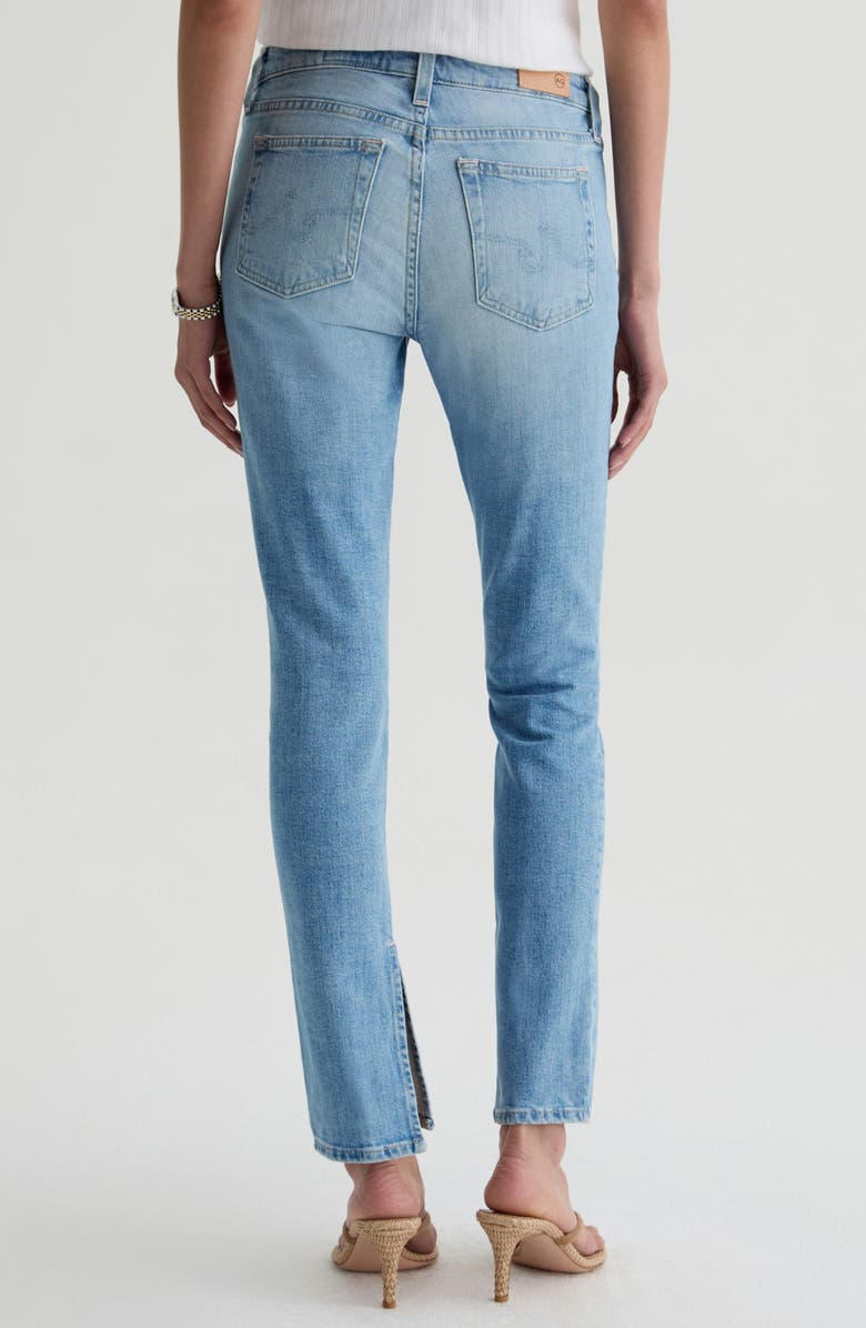AG Prima Split Hem Low Rise Cigarette Jeans, Alternate, color, Cruiser