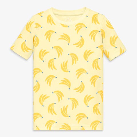 Kids Organic Pj Top In Bananas (Toddler, Little Kid, Big Kid)