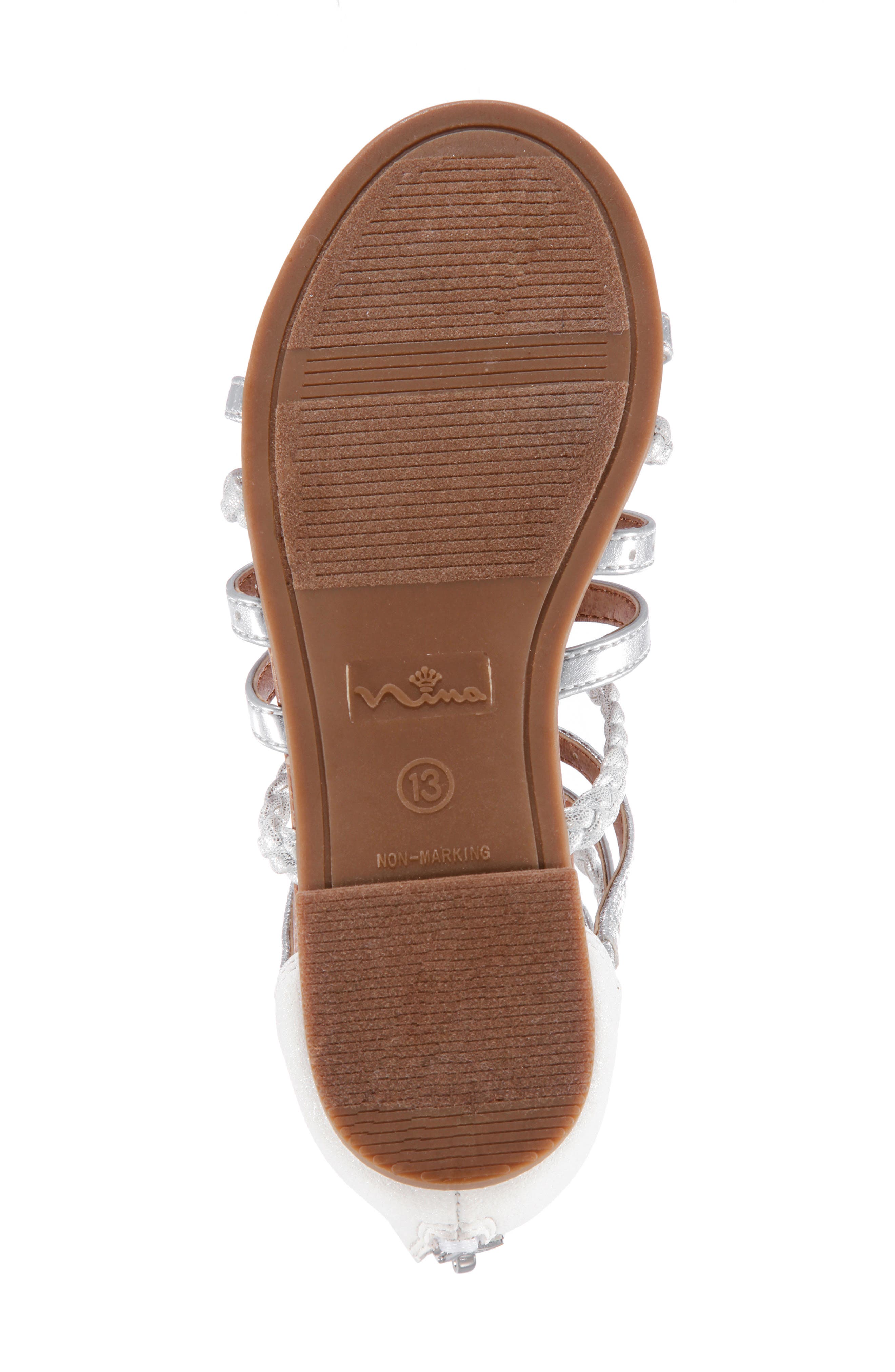 Nina Allice Metallic Sandal, Alternate, color, 