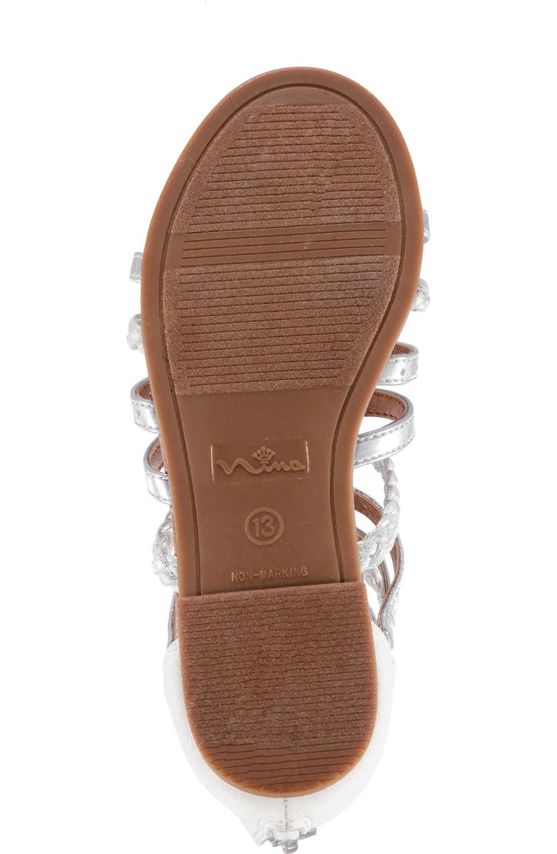 Nina Allice Metallic Sandal, Alternate, color,