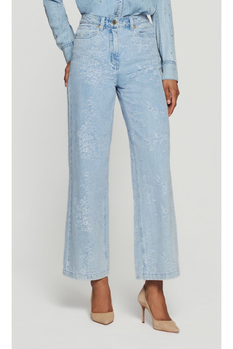 Milagro Floral Jeans, Main, color, Light Blue