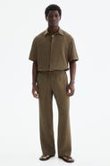 H&M Relaxed Fit Textured Trousers