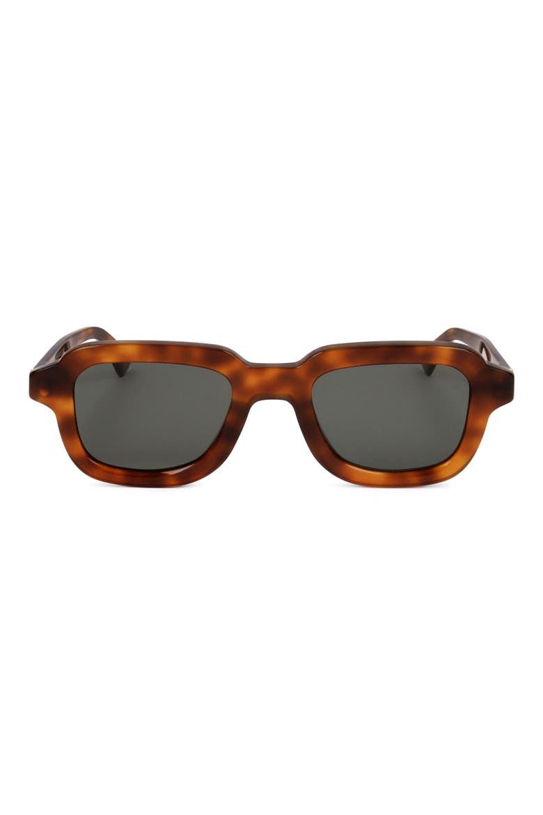 52mm Square Sunglasses, Main, color, TORTOISE