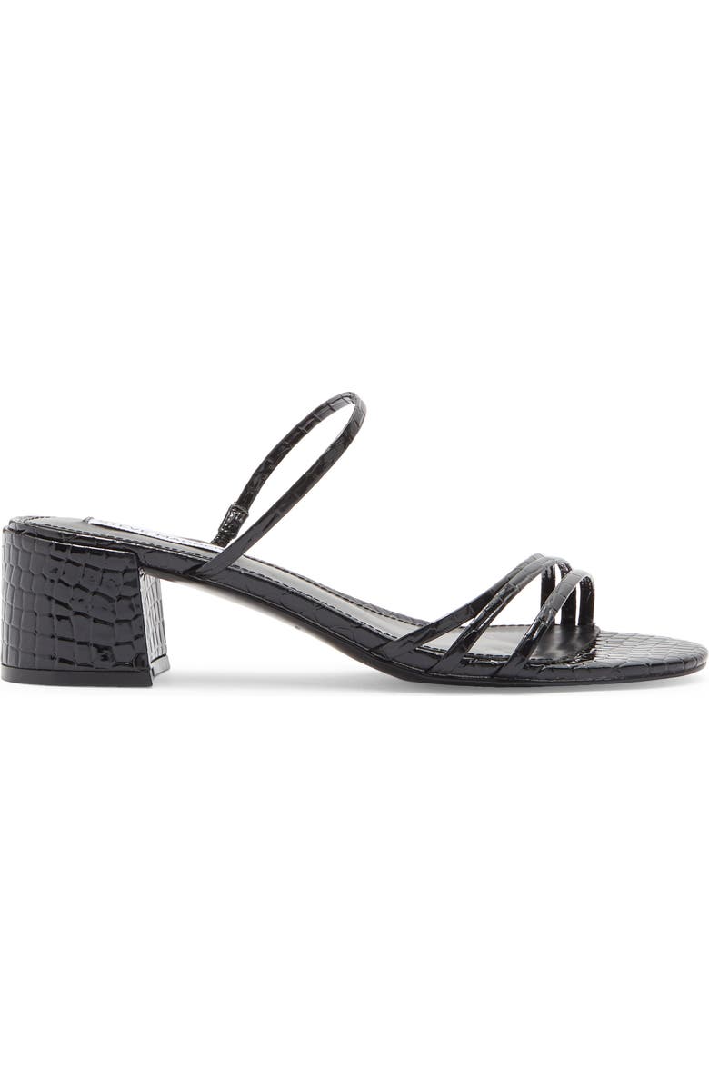 Steve Madden Miari Slide Sandal, Alternate, color, Black Croco