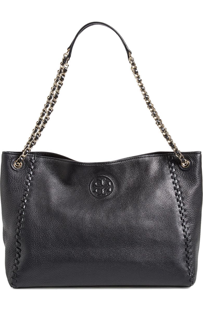Tory Burch 'Marion' Slouchy Shoulder Tote, Main, color,