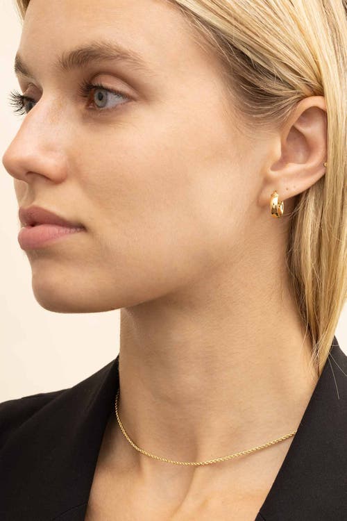 Oradina 10k Gold Roman Rope Choker In Yellow Gold