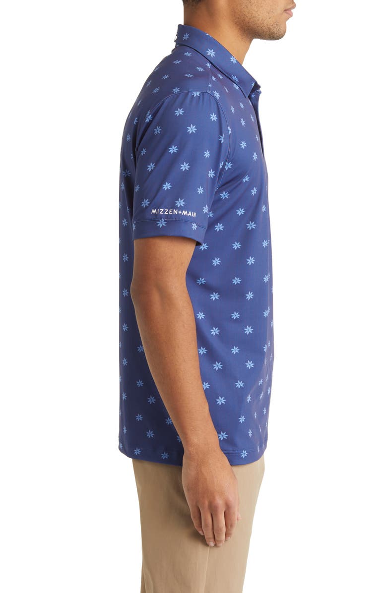 Mizzen+Main Versa Floral Performance Golf Polo, Alternate, color,
