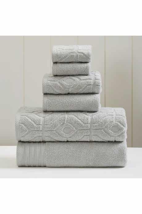 MODERN THREADS Soft Rib Quick Dry 6-Piece Towel Set