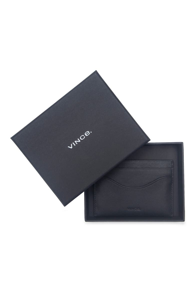 Nappa Card Holder, Alternate, color, BLACK