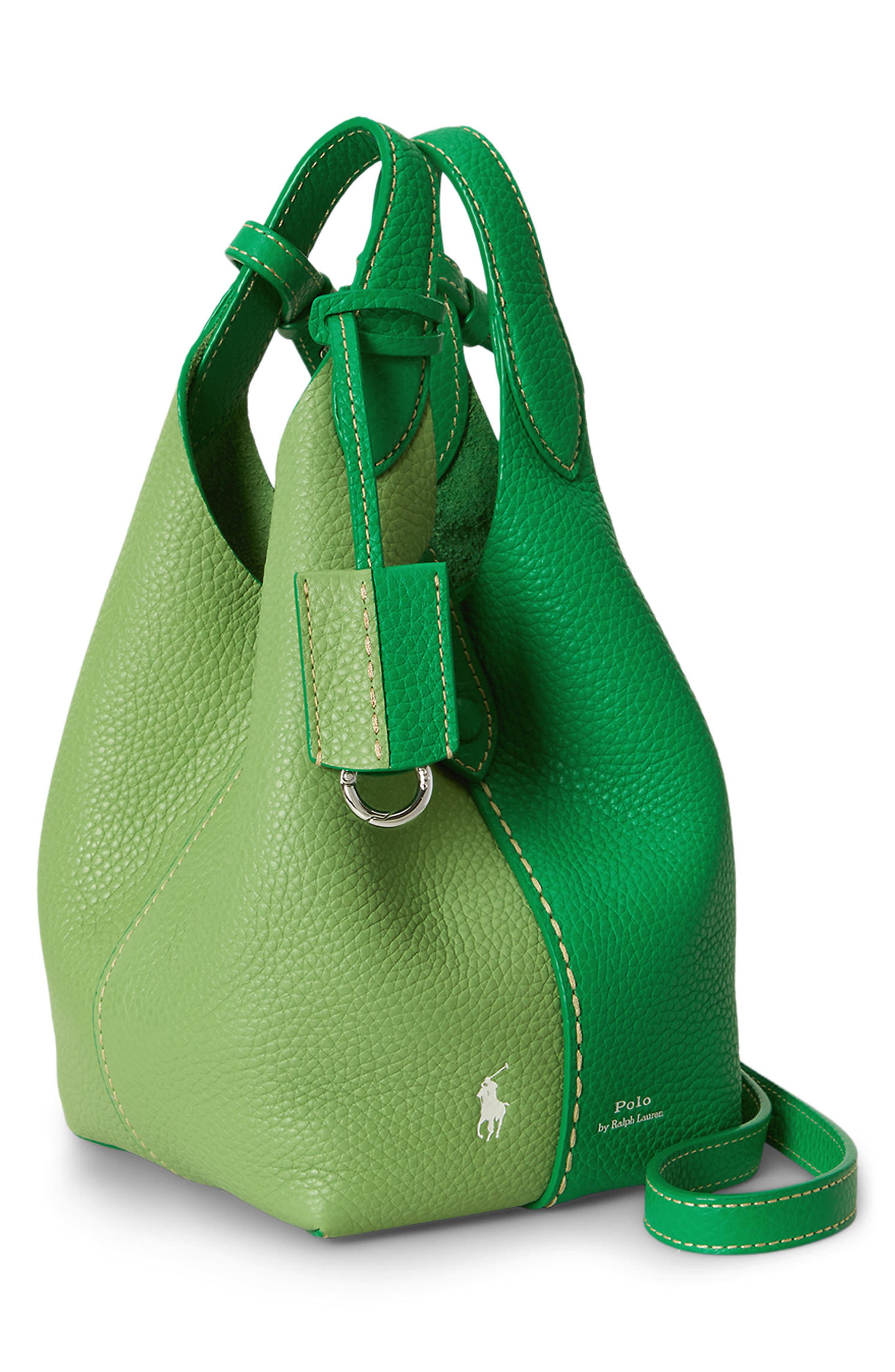 Polo Ralph Lauren Polo Play Leather Crossbody Bag, Alternate, color, Parrot/ Parakeet