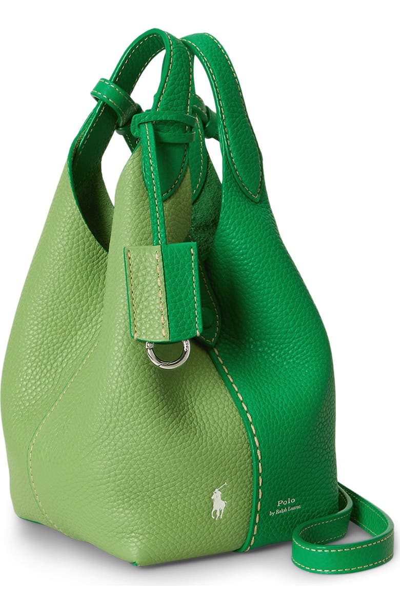 Polo Ralph Lauren Polo Play Leather Crossbody Bag, Alternate, color, Parrot/ Parakeet