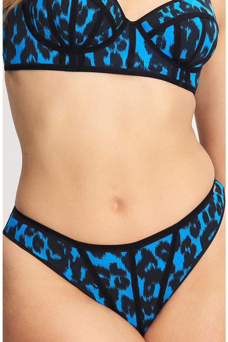City Kitty High Leg Bikini, Main, color, BLUE EUPHORIA VINTAGE