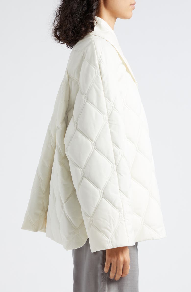 Ganni Diamond Quilted Recycled Polyester Jacket, Alternate, color, 