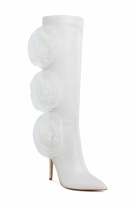 LONDON RAG Chinkara Rose Detail Tall Boot
