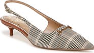 Sam Edelman Farrah Kitten Heel Pointed Toe Slingback Pump