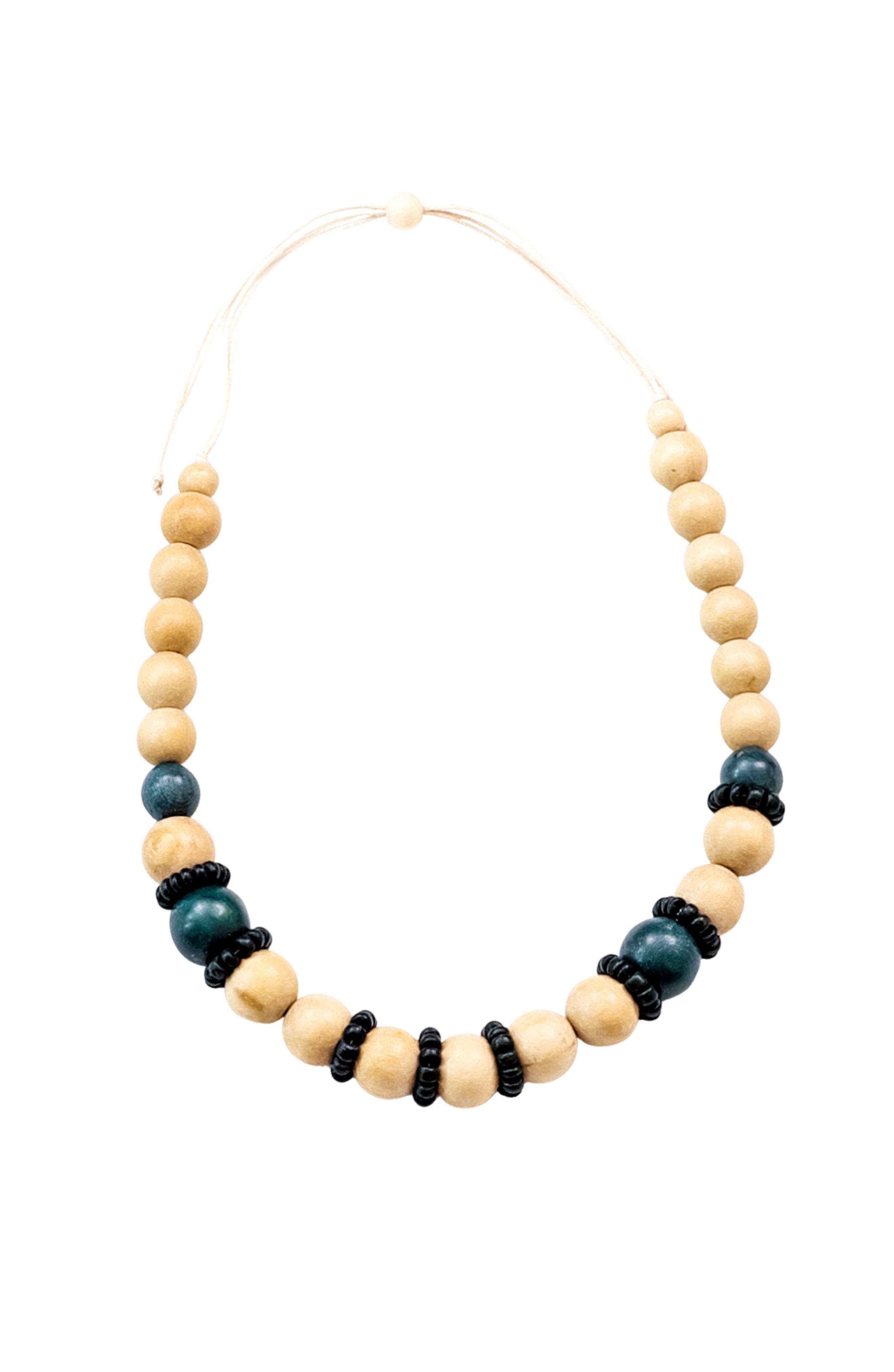 Natural & Teal