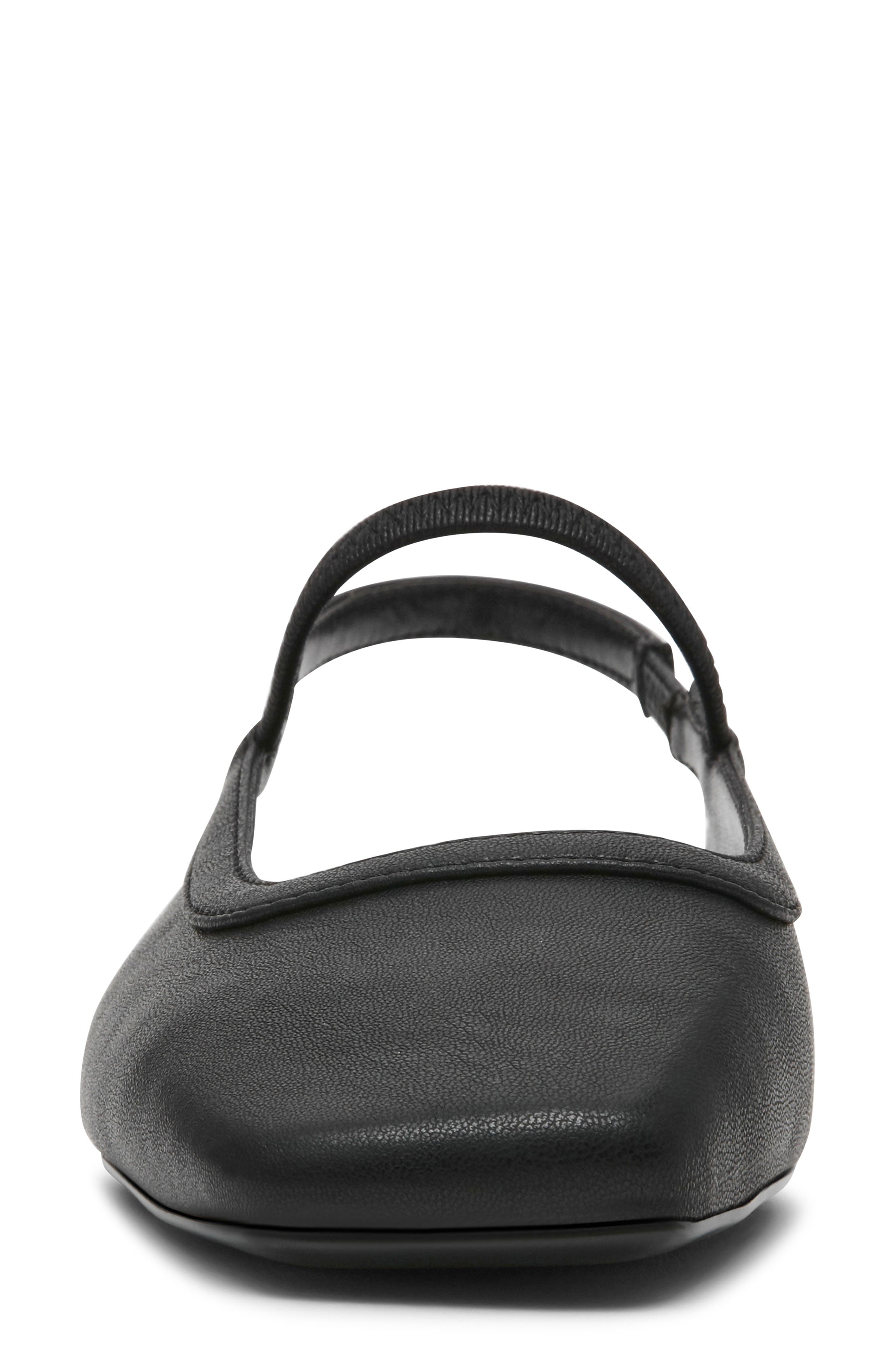 DV by Dolce Vita Fiera Slingback Flat, Alternate, color, Black Smooth
