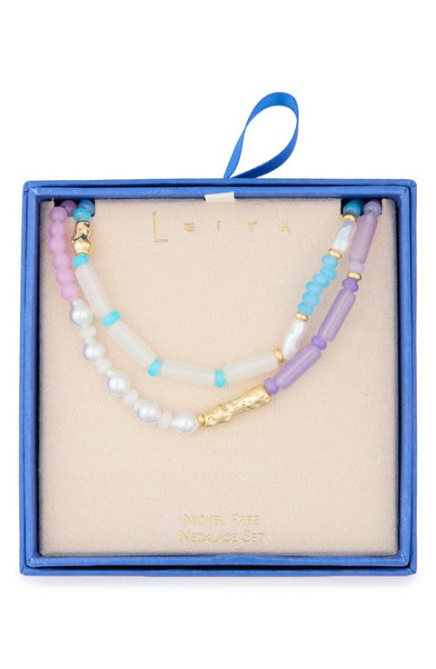 Two-Row Beaded Necklace