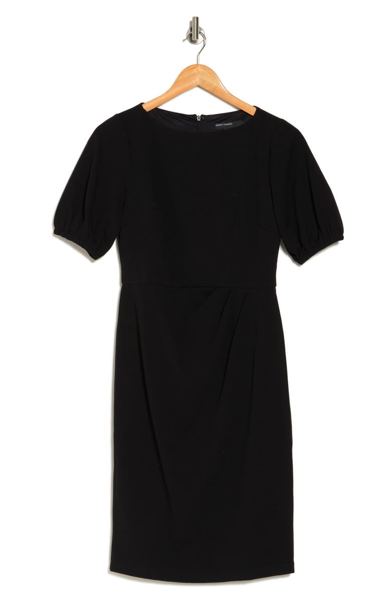 Maggy London Puff Sleeve Sheath Dress, Alternate, color, 