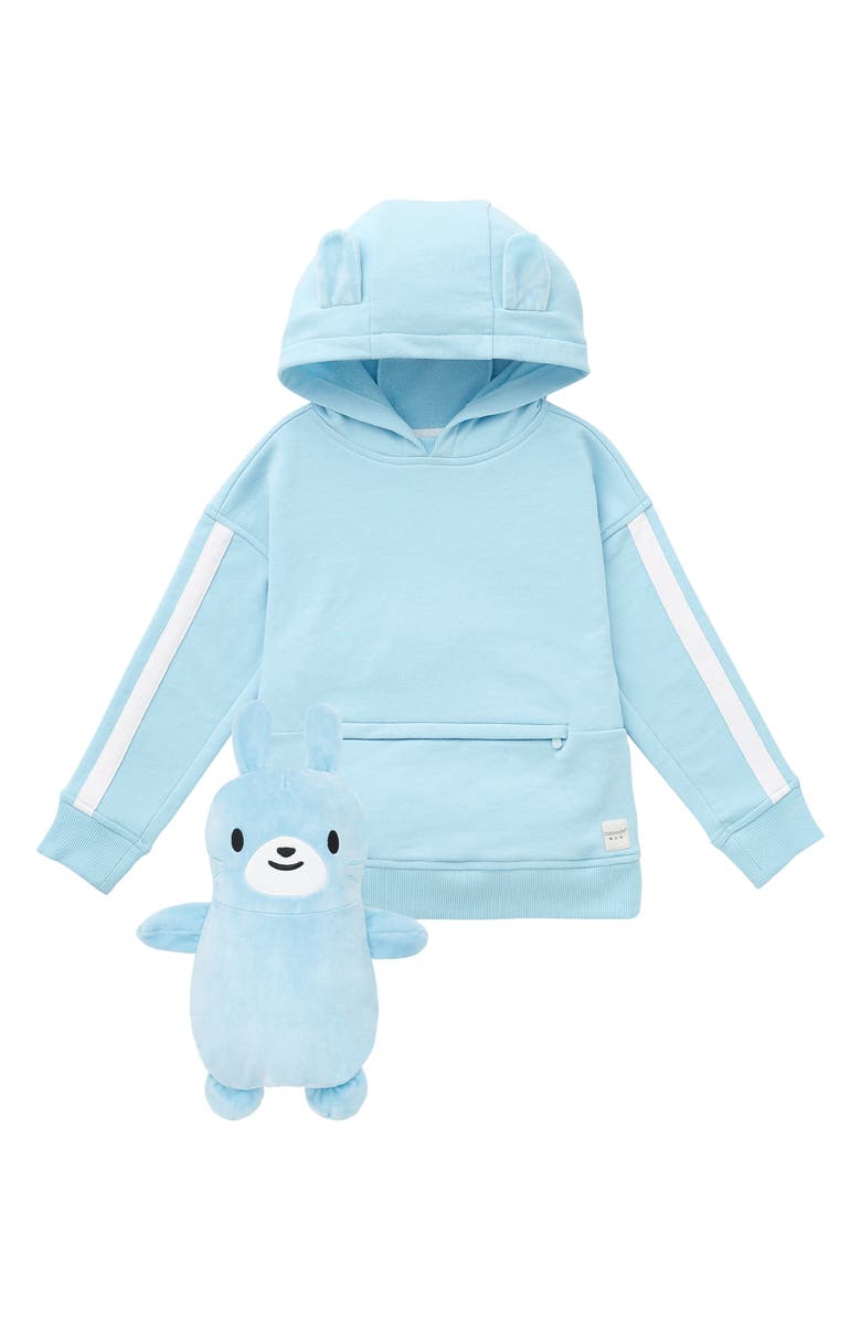 Cubcoats Kids' Benne 2-in-1 Stuffed Animal Hoodie, Main, color,