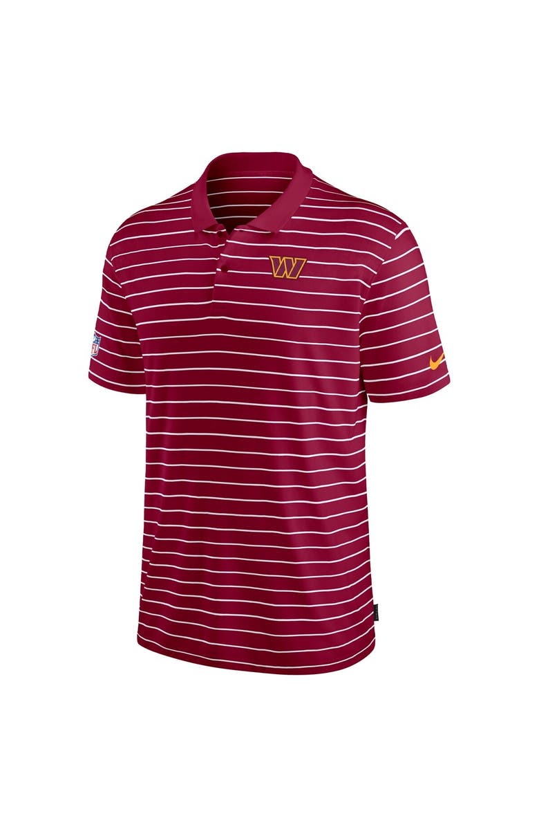 Nike Men's Nike Burgundy Washington Commanders Sideline Lock Up Victory Performance Polo, Alternate, color, Burgundy