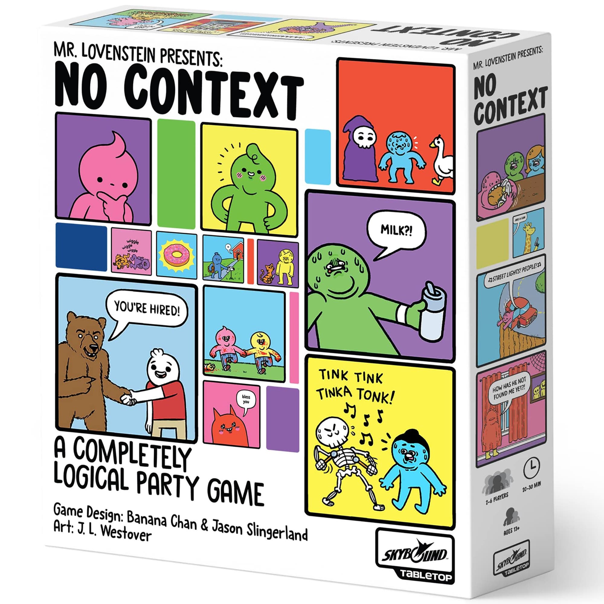No Context Mr. Lovenstein Presents Skybound Games Party Game in Multicolored 