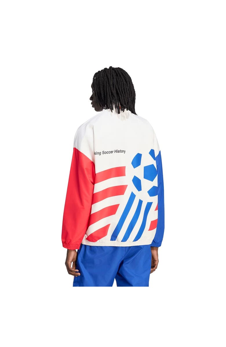 adidas Men's adidas White USMNT 1994 World Cup Full-Zip Woven Track Jacket, Alternate, color, White