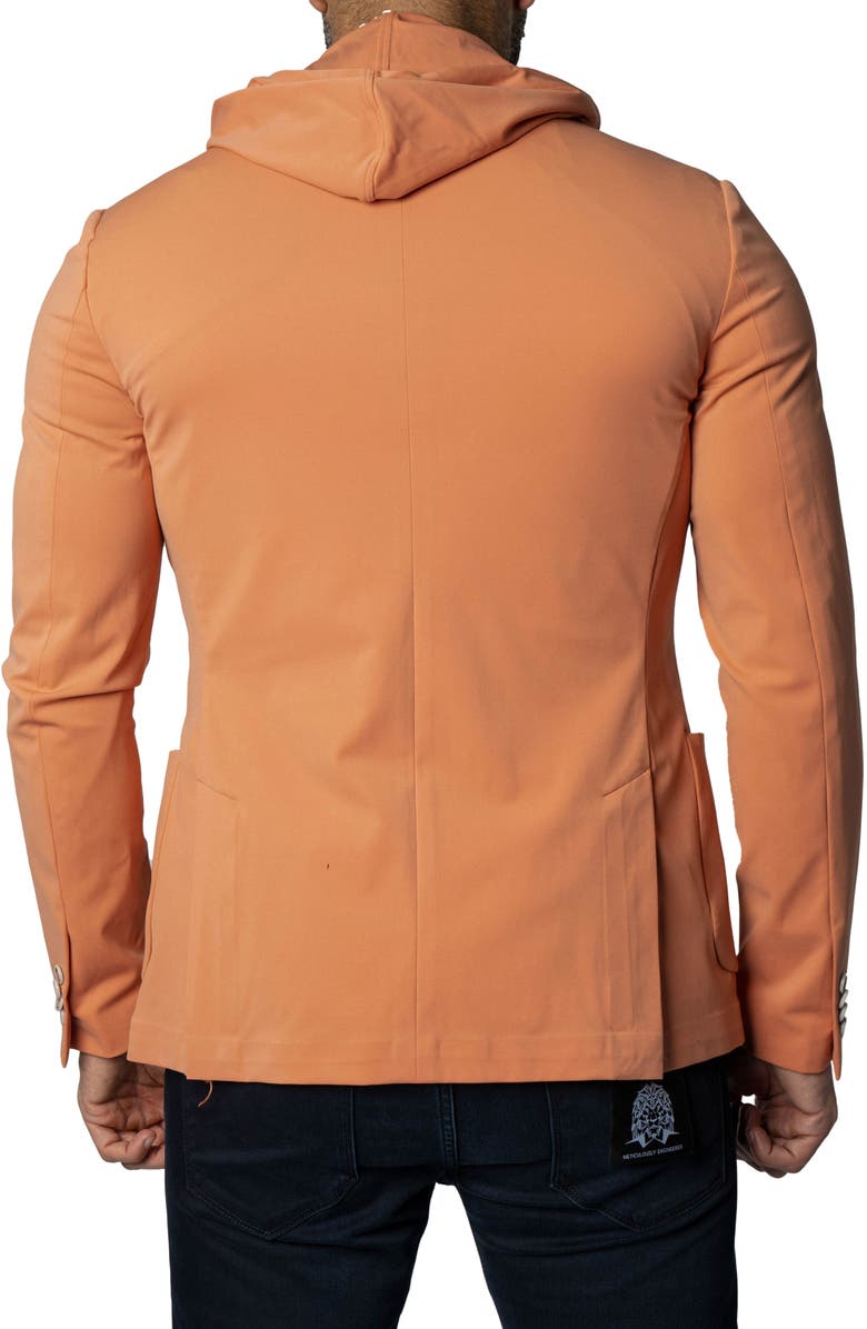 Maceoo Carnelian Stretch Jacket & Removable Hooded Bib, Alternate, color,