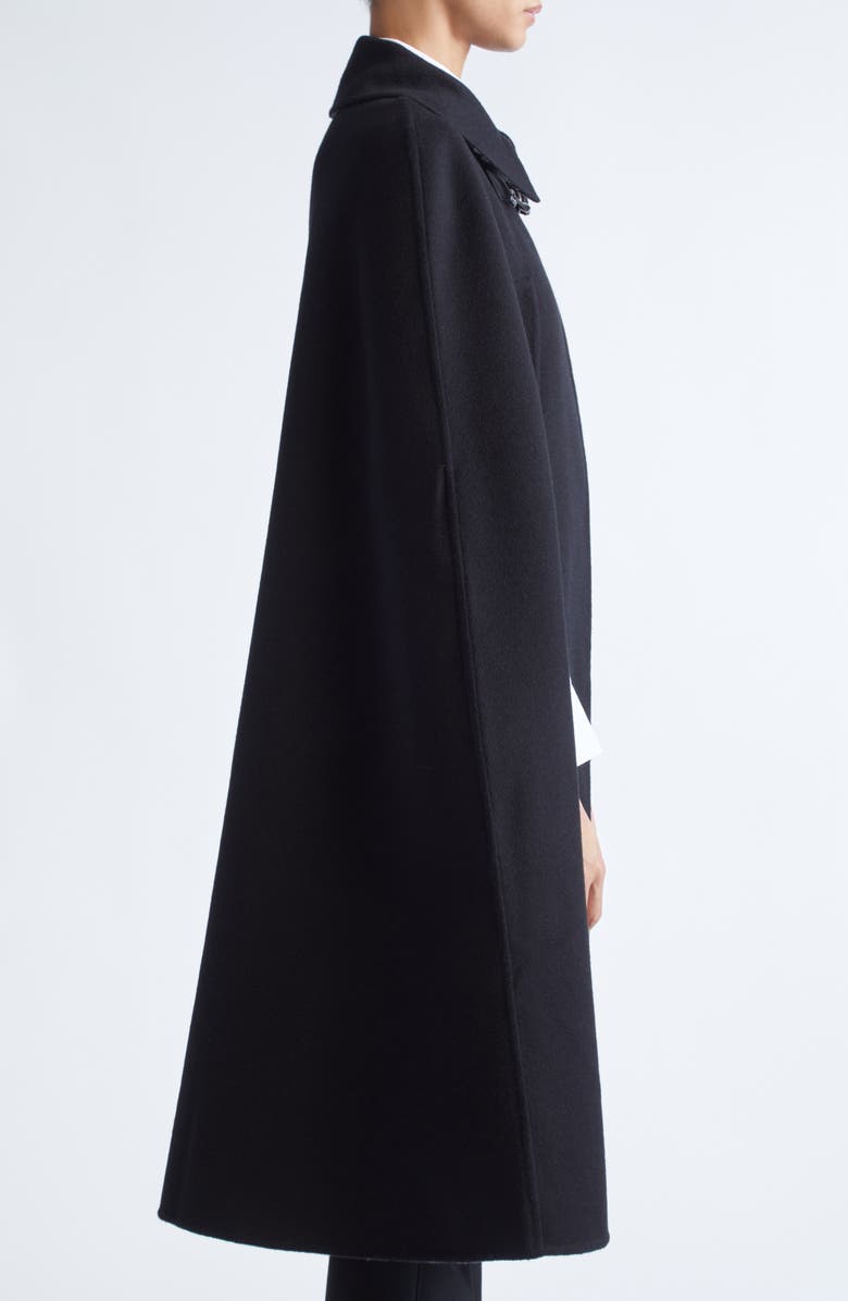 Burberry Maud Wool Blend Cape, Alternate, color,