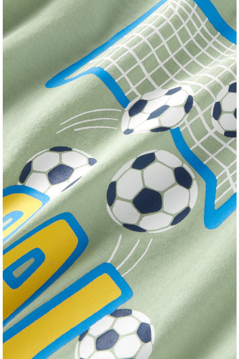 Kids' Graphic T-Shirt, Alternate, color, GREEN QUIET GOAL POST