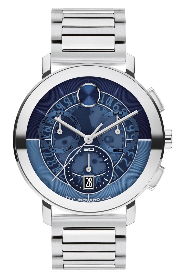 Bold Evolution 2.0 Chronograph Bracelet Watch, 42mm, Main, color, BLUE