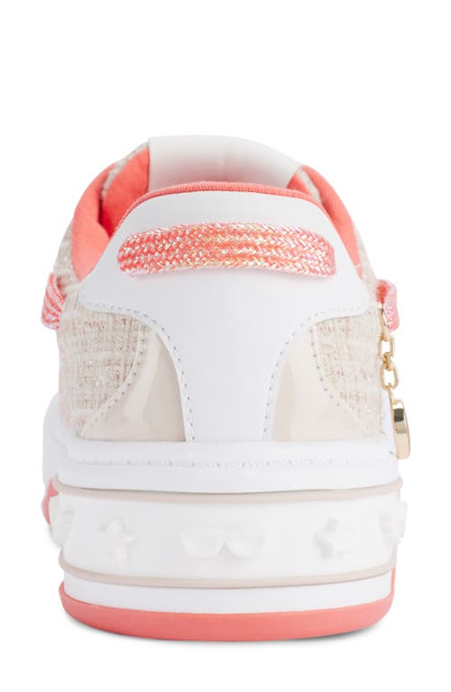 Karl Lagerfeld Charna Lace Up Sneaker In Nude