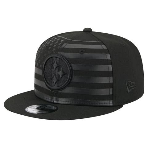 Men's New Era  Black Pittsburgh Steelers Independent 9FIFTY Snapback Hat