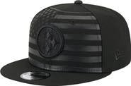 New Era Men's New Era Black Pittsburgh Steelers Independent 9FIFTY Snapback Hat